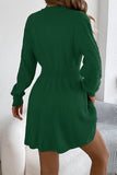 Knit Cable Sweater Dress