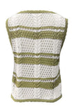 Tie-Front Crochet Sweater Vest