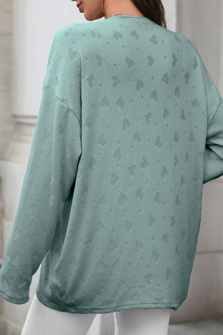 Relaxed Open-Front Cardigan