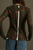 Floral Long-Sleeve T-Shirt