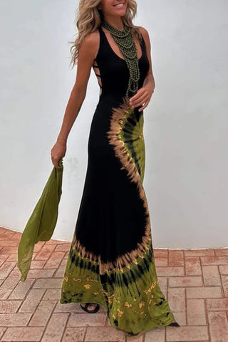 Tie-Dye Maxi Dress