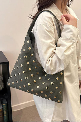 Studded Shoulder Bag