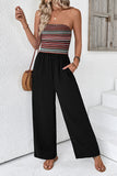 Strapless Wide-Leg Jumpsuit