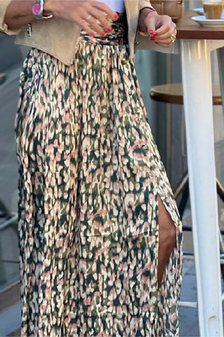 Stylish Patterned Maxi Skirt