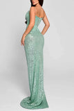 Elegant High-Slit Evening Gown