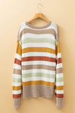 Stripe Crew Neck Sweater