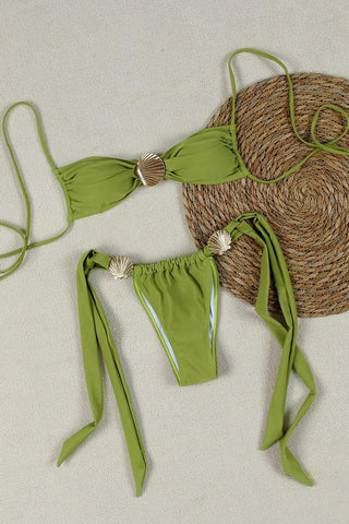 Chic Shell-Accented Bikini Set