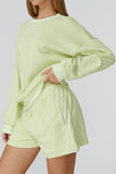 Crew Neck Long Sleeve Active Top