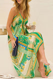Boho Halter Flow Maxi Dress