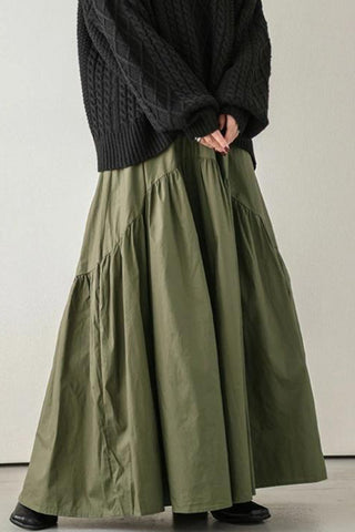 Flowing Maxi Skirt with Layered Design