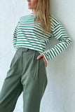 Striped Long-Sleeve T-Shirt