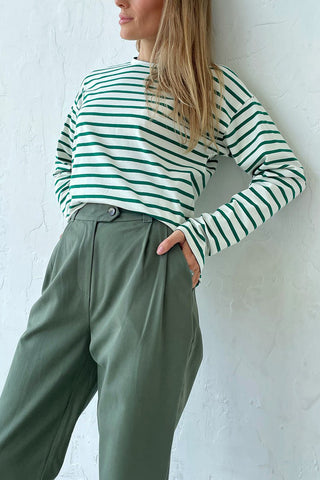 Striped Long-Sleeve T-Shirt