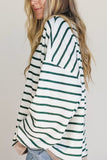 Striped Comfortable Sweatshirt