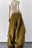 Relaxed Wide-Leg Casual Pants