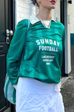 Sunday Football Graphic Long Sleeve Tee