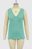 V-Neck Sleeveless Tank Top