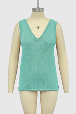 V-Neck Sleeveless Tank Top