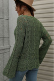 Elegant Lace Knit Sweater