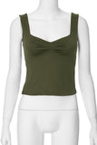 Ruched Detail Tank Top