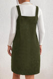 Sleeveless Casual Pinafore Dress
