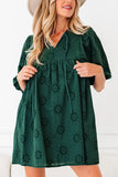 Eyelet Boho Mini Dress
