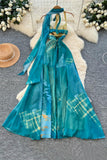 Halter Neck Casual Dress