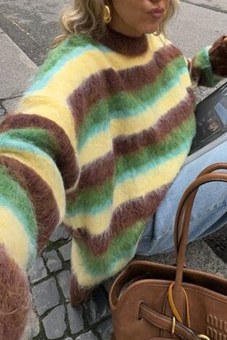 Striped Oversized Sweater