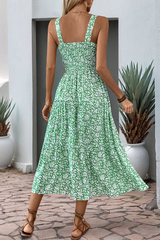 Floral Tiered Casual Dress