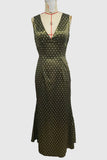 Polka Dot Casual Maxi Dress