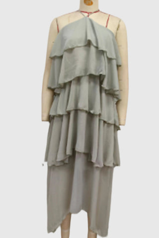 Layered Ruffle Casual Dress