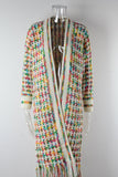 Fringe-Trim Longline Cardigan
