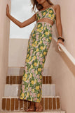Floral Print Skirt Set