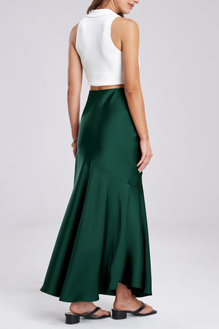 Elegant High-Waist Maxi Skirt