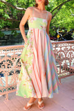 Floral Sleeveless Casual Dress