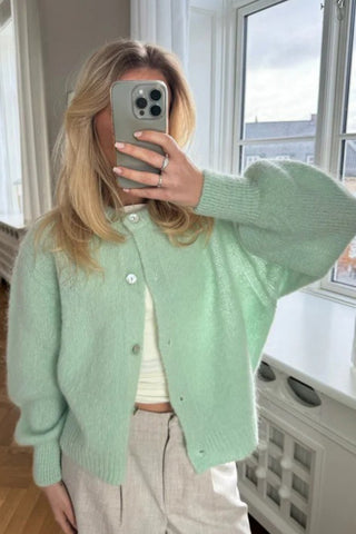 Button-Up Classic Cardigan