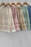 Lace Design Crochet Blouse