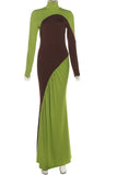Elegant Asymmetrical Evening Gown