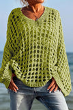 Open-Knit Sweater for Breezy Days