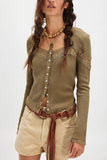 Casual Button-Front Shirt