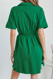 Zip-Front Casual Dress