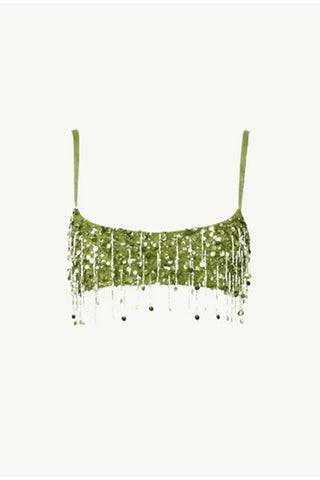 Fringe Embellished Tank Top