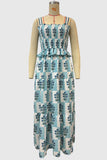 Tiered Floral Maxi Dress