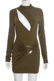 Cutout Bodycon Evening Dress