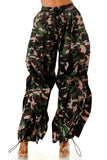 Artistic Flow Wide-Leg Casual Pants