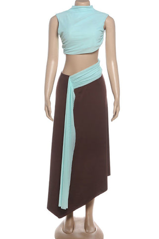 Elegant Wrap-Around Cocktail Dress
