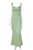 Draped Ruffle Sundress