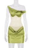 Draped Mini Dress