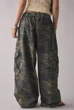 Relaxed Fit Camo Cargo Pants