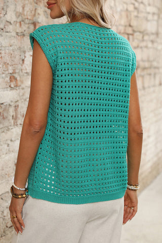 Crochet Tie Front Vest