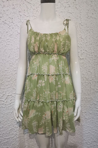 Strappy Floral Casual Dress